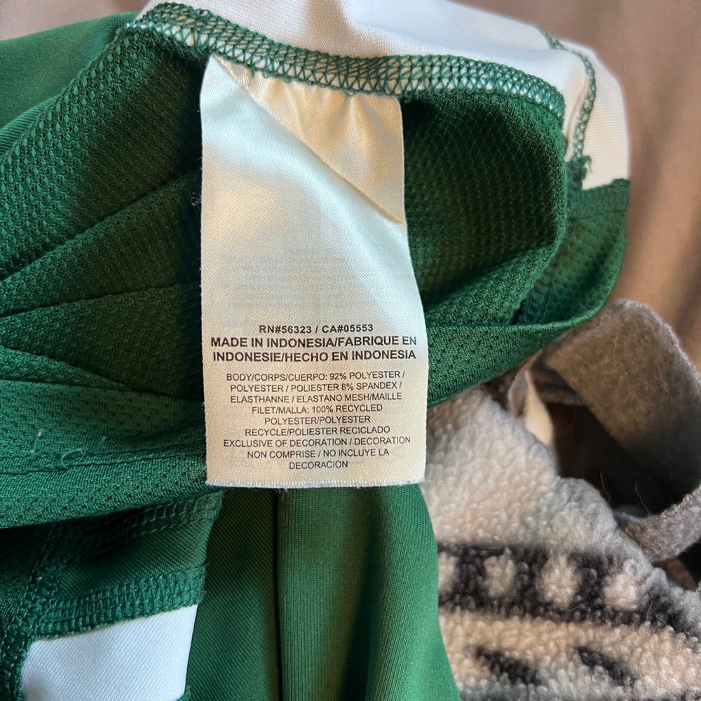Nike Green & White Long Sleeve Athletic Jersey Size Large (b2) - Picture 4 of 6